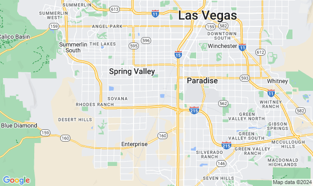 Map of Service Partners Branch at 5150 W. Oquendo Rd, Building A Ste 100, Las Vegas, NV 89118