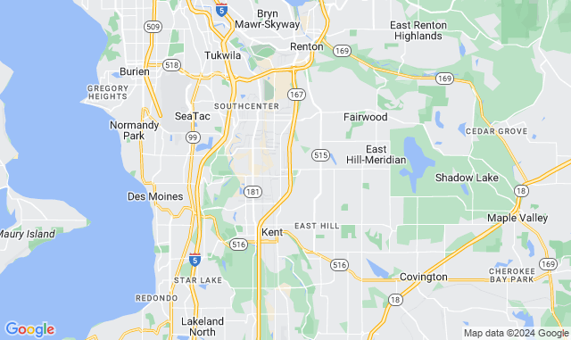 Map of Service Partners Branch at 8609 South 208th St, Kent, WA 98031